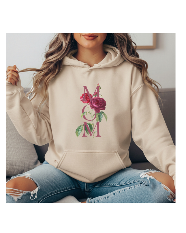 Floral MOM – Minimal Hoodie