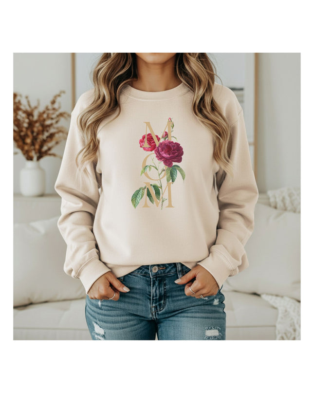 Floral MOM – Minimal Sweatshirt