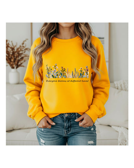 Bloom Every Day — Floral Sweatshirt