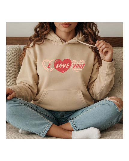 A declaration of love: I love you - Hoodie