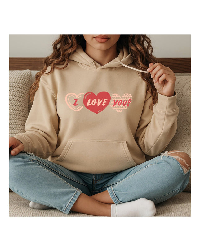 A declaration of love: I love you - Hoodie