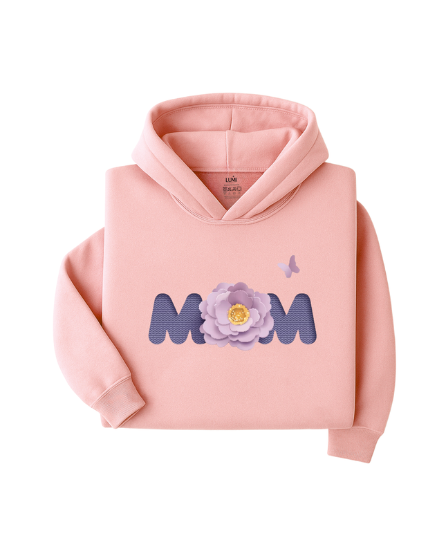 Floral MOM – Minimal Floral Hoodie