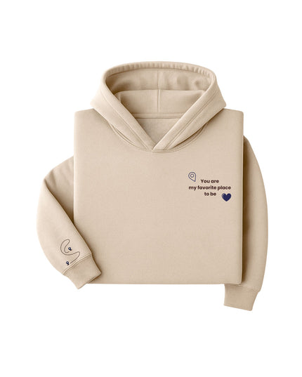 My Favorite Place — Minimal Love Hoodie