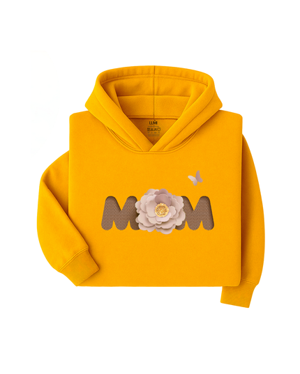 Floral MOM – Minimal Floral Hoodie