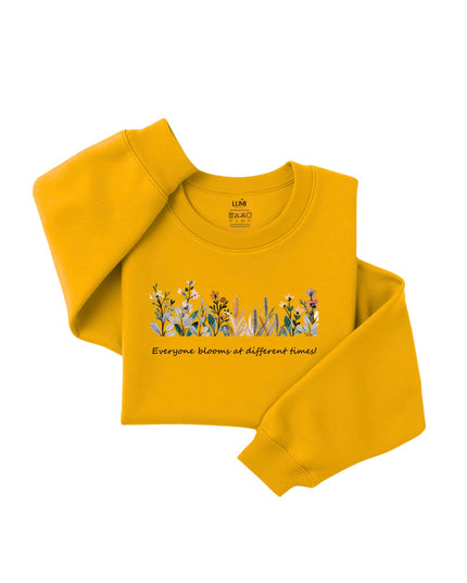 Bloom Every Day — Floral Sweatshirt