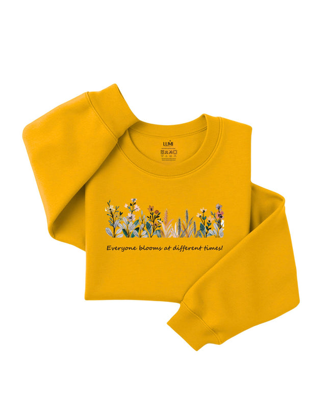 Bloom Every Day — Floral Sweatshirt