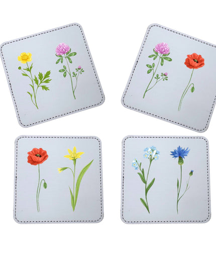 COASTER with a Floral design