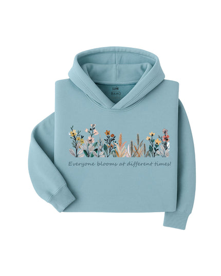 Bloom Every Day — Floral Crewneck Hoodie
