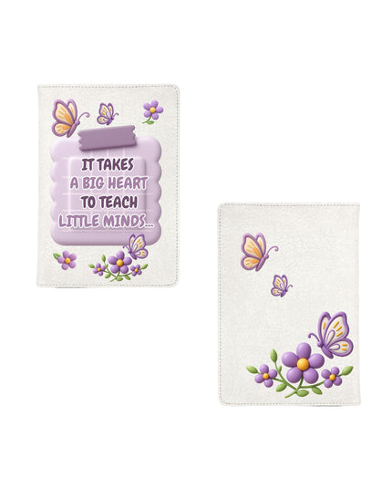 Teacher Notebook – “It Takes a Big Heart to Teach Little Minds” | Personalized Gift for Teachers