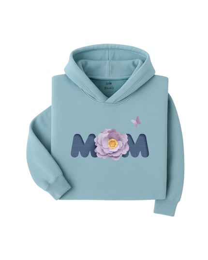 Floral MOM – Minimal Floral Hoodie