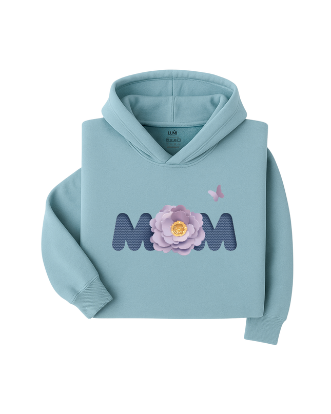 Floral MOM – Minimal Floral Hoodie