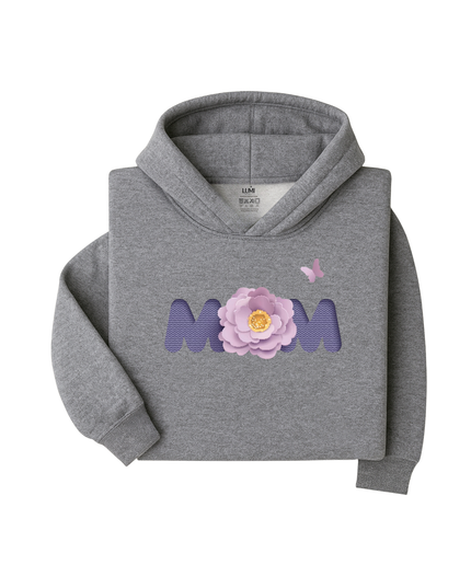 Floral MOM – Minimal Floral Hoodie