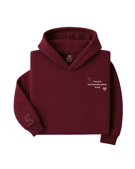 My Favorite Place — Minimal Love Hoodie