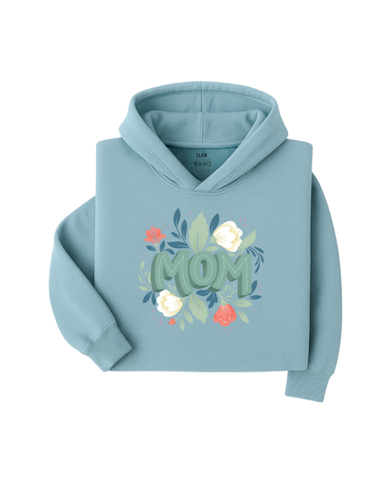 Floral MOM Hoodie – Mother’s Day Gift