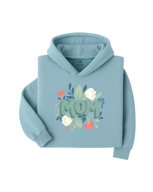Floral MOM Hoodie – Mother’s Day Gift