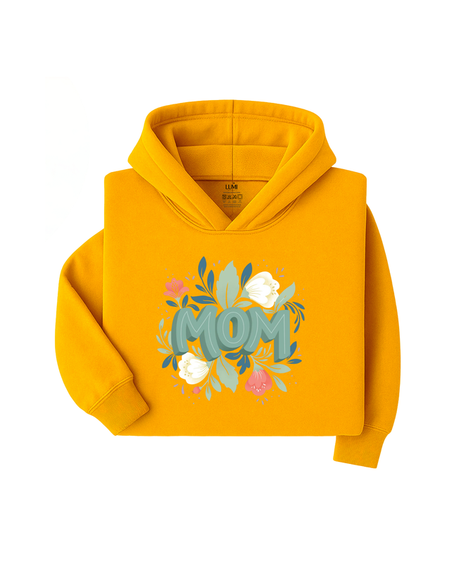 Floral MOM Hoodie – Mother’s Day Gift