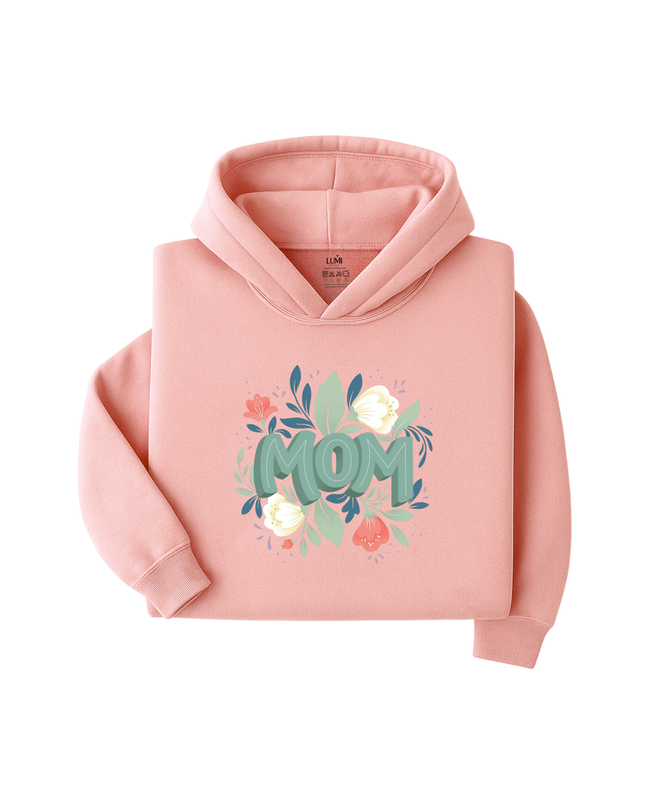 Floral MOM Hoodie – Mother’s Day Gift