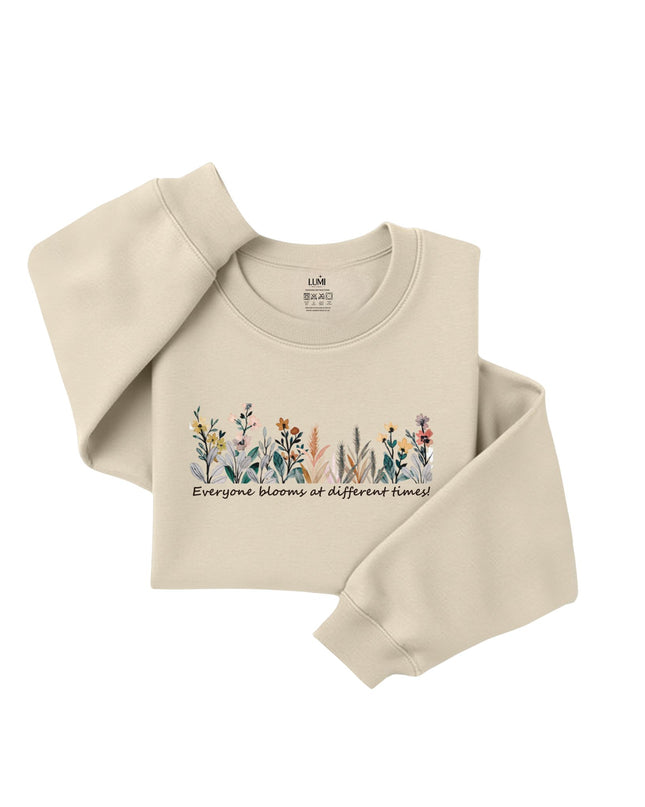 Bloom Every Day — Floral Sweatshirt