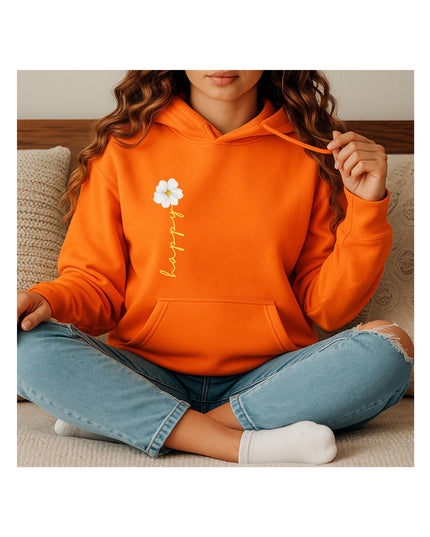 Golden Bloom – Minimal Love Hoodie
