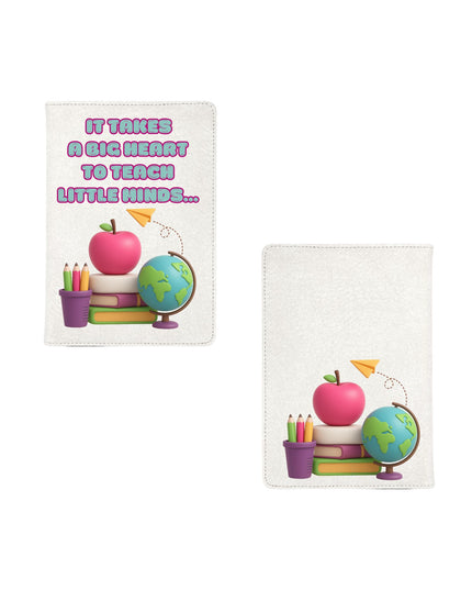 Teacher Notebook – “It Takes a Big Heart to Teach Little Minds” | Personalized Gift for Teachers