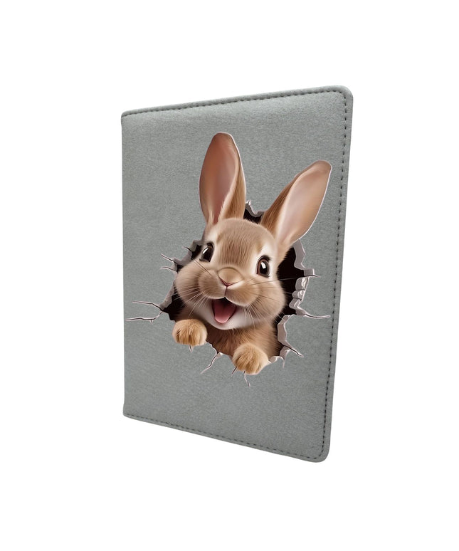 notebook with a rabbit design on a white background