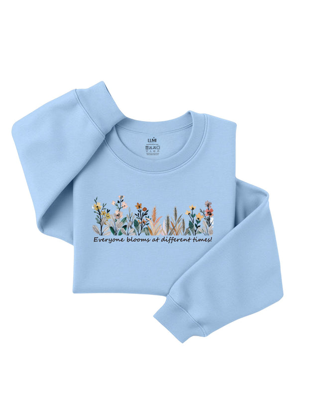 Bloom Every Day — Floral Sweatshirt