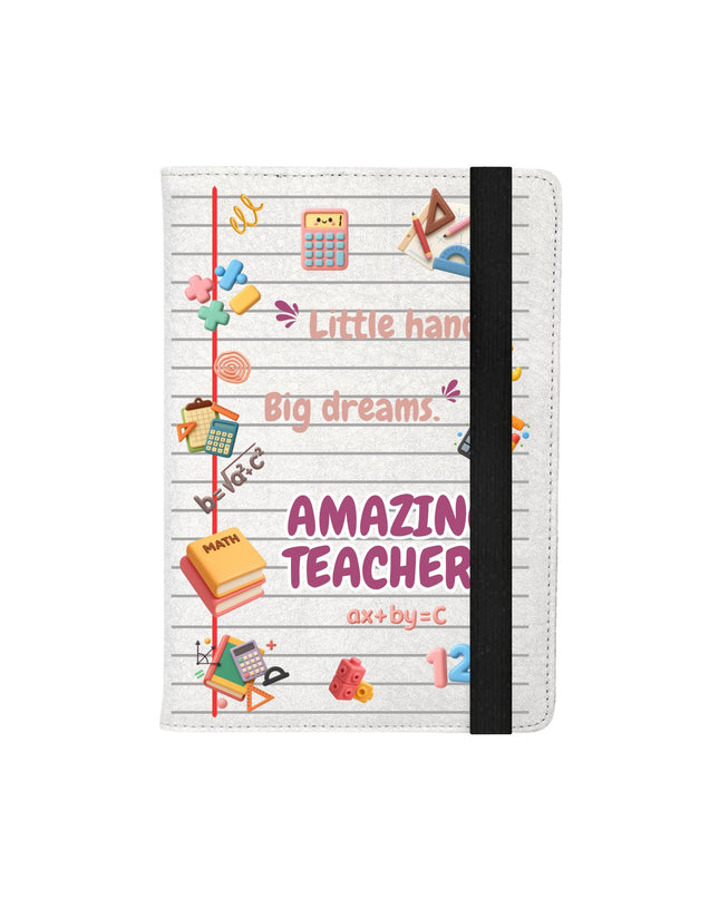 Teacher Notebook – “Little hands. Big dreams. Amazing teacher.” | Personalized Gift for Teachers