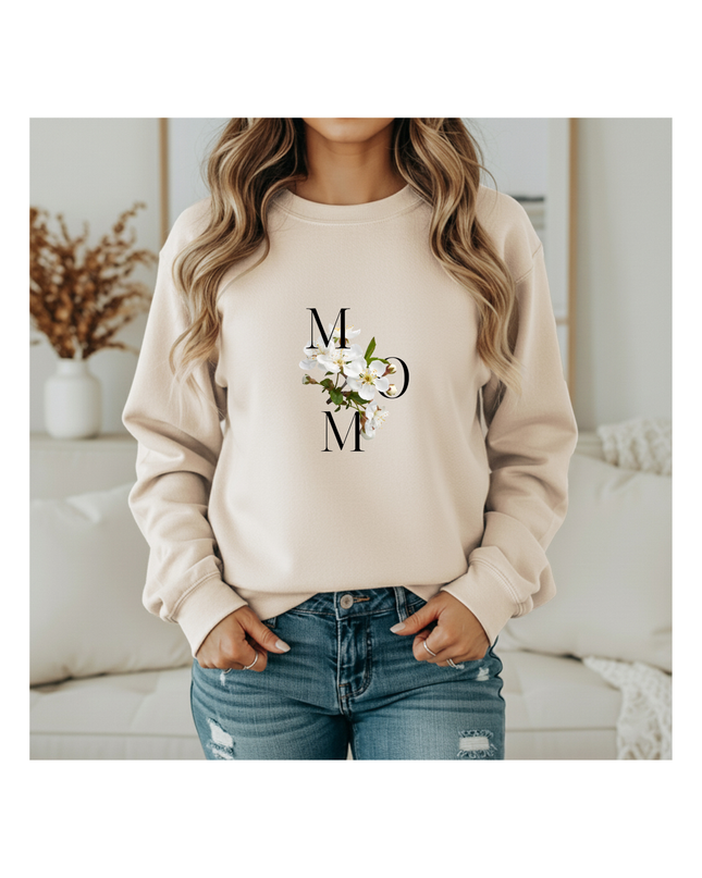 Floral MOM – Minimal Sweatshirt