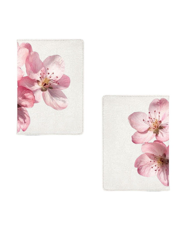 Notebook with a pink flowers design