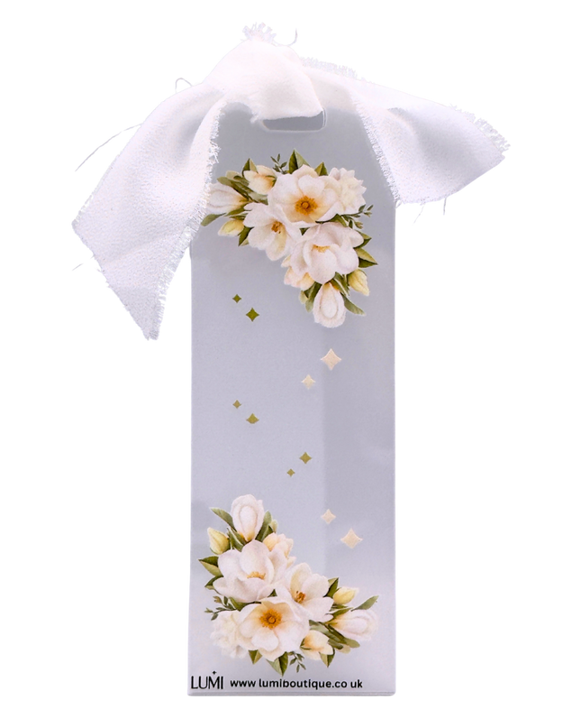 Bookmark with a Floral design.